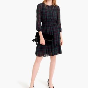Jcrew Casual Holiday Plaid Dress Size MP